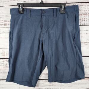 TravisMathew Beck Golf Shorts Mens 34 Blue Stretch 78804 Performance Casual